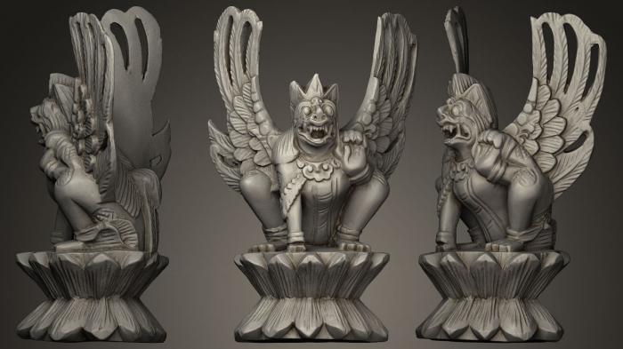 نموذج ثلاثي الأبعاد لآلة CNC تماثيل الأبطال والوحوش والشياطين شيطان